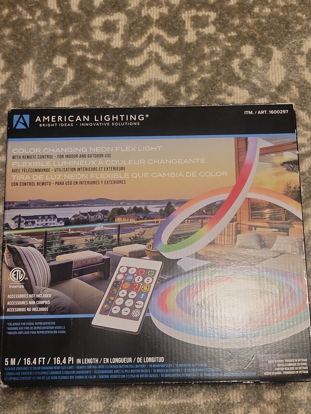 Color-Changing Neon Flex Light - Multicolor